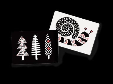 Black & White Card Set from The Charmer Play Kit