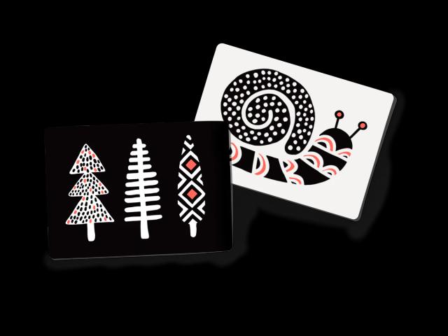 Black & White Card Set