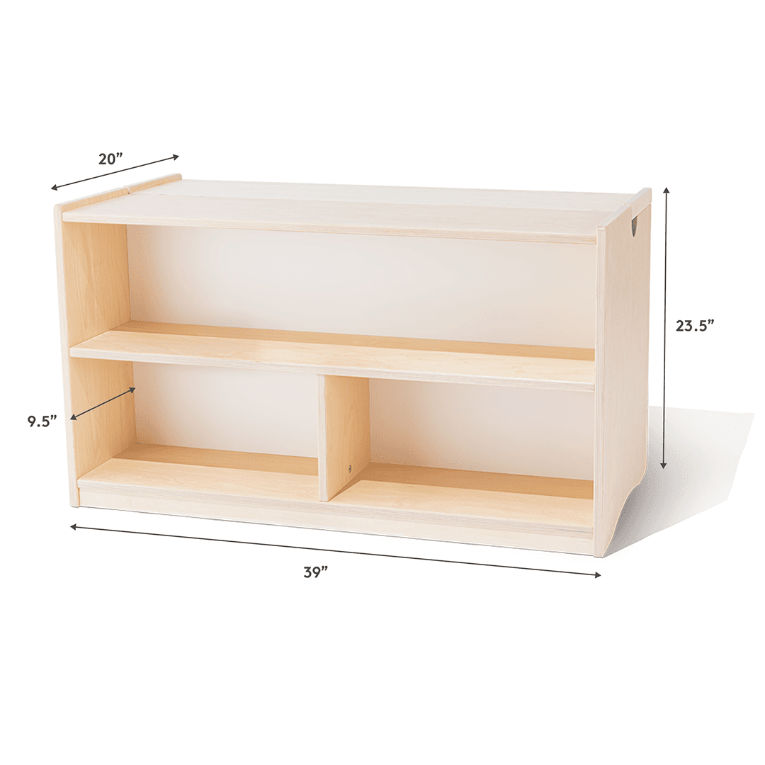 The Montessori Playshelf dimensions