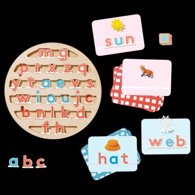 Montessori Movable  Alphabet Game from The Persister Play Kit